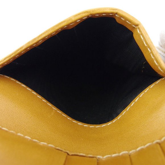 Authentic FENDI W hook purse pecan beige PVC �~ leather Auth used - Picture 8 of 9